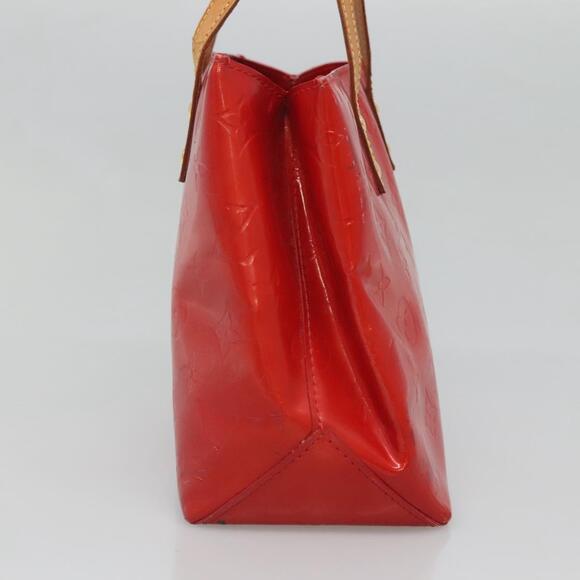 LOUIS VUITTON Monogram Vernis Reade PM Hand Bag Red Rouge M91088 - Picture 5 of 12